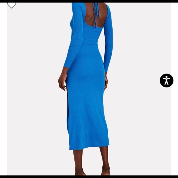 LAMA JOUNI
Cut-Out Ribbed Cotton Midi Dress - Picture 2 of 4